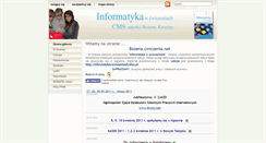 Desktop Screenshot of bozena.cwiczenia.net