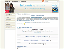 Tablet Screenshot of bozena.cwiczenia.net