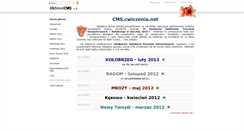 Desktop Screenshot of cms.cwiczenia.net